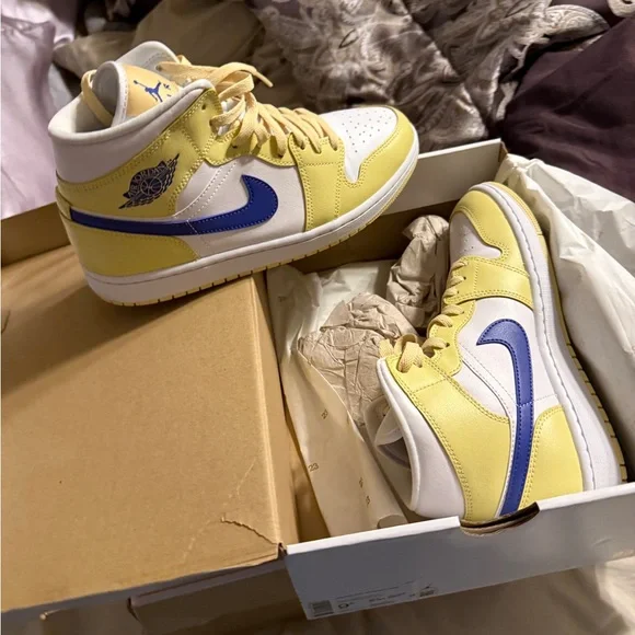 Vibrant Yellow and Blue Sneakers Hoka | Shoes | Hoka Vibrant Yellow And Blue Sneakers | Poshmark main image 2